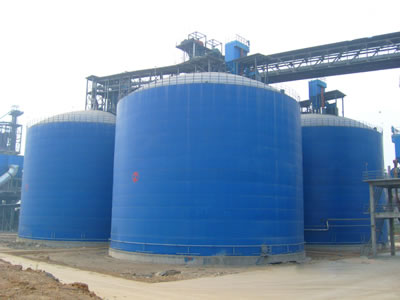 同德水泥钢板库改造