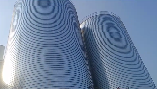 同德2座混凝土高架卷板仓